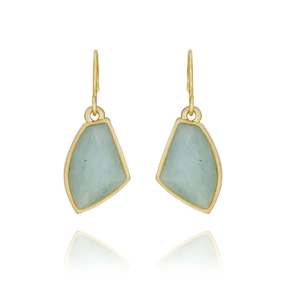 Chloe + Isabel Gilded Reeds Aventurine Earrings